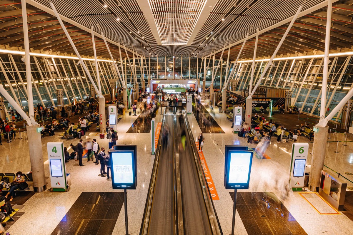 Brasília é reconhecida como o 4º melhor aeroporto do mundo em 2025 Aeroporto Internacional Juscelino Kubitschek (Foto: Bento Viana/Divulgação)