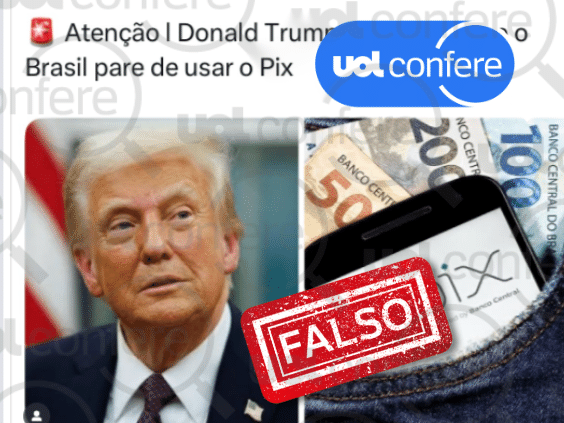 Pix foi desenvolvido pelo Banco Central brasileiro (Foto: Arte/UOL sobre Reprodução Instagram)