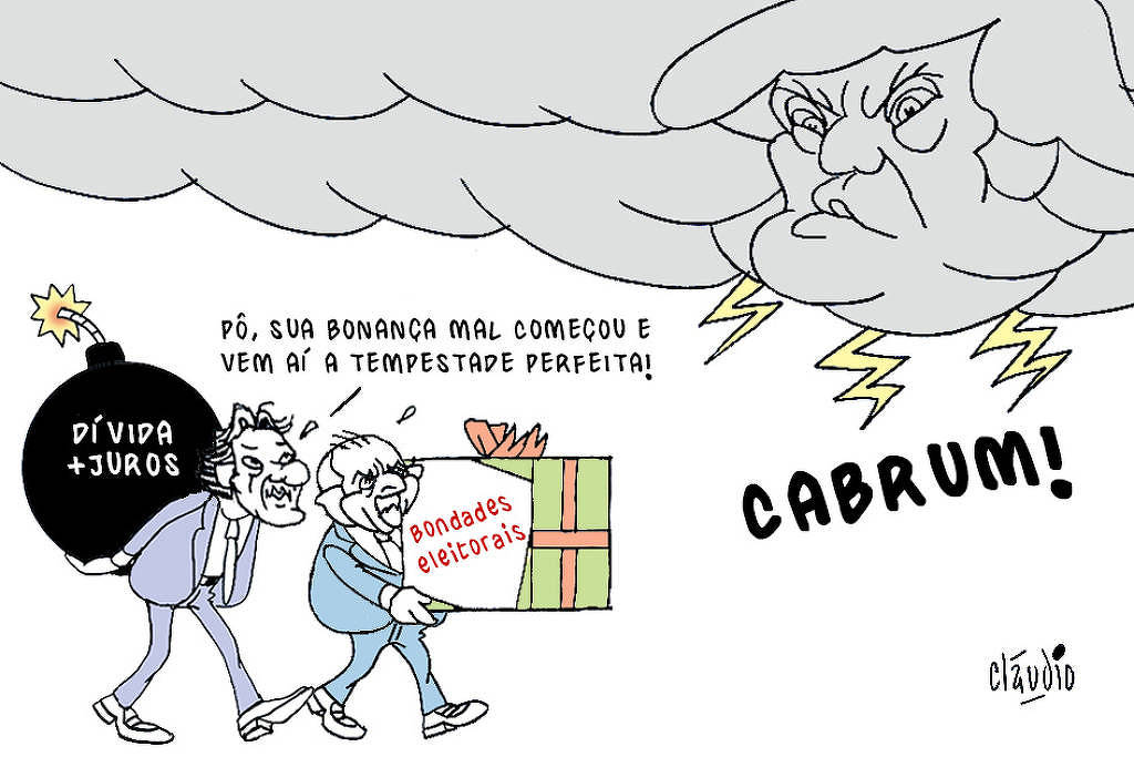 Lula enfrenta desafios em meio à tempestade política e econômica atual Cláudio de Oliveira /Cláudio/Folhapress