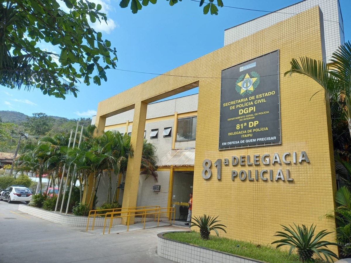 Fachada da 81ªDP (Itaipu) em Niterói (Foto: Divulgação)