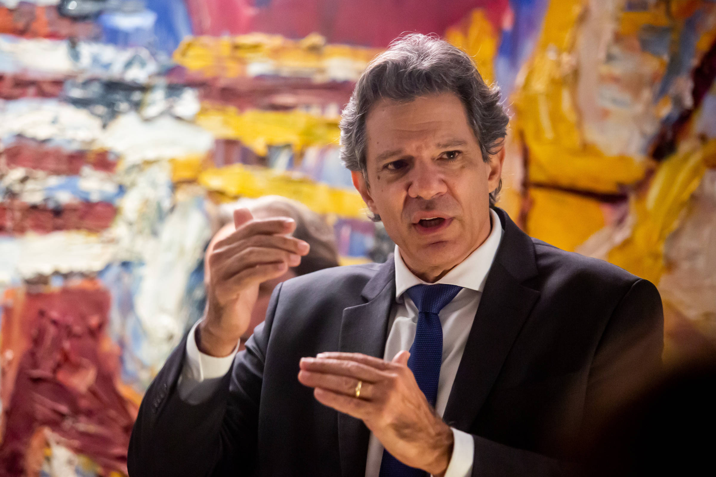 Haddad recebe apoio do PT diante da resistência do mercado à MP de impostos Ministro Fernanda Haddad em evento em São Paulo (Foto: Lela Beltrão/Divulgação)