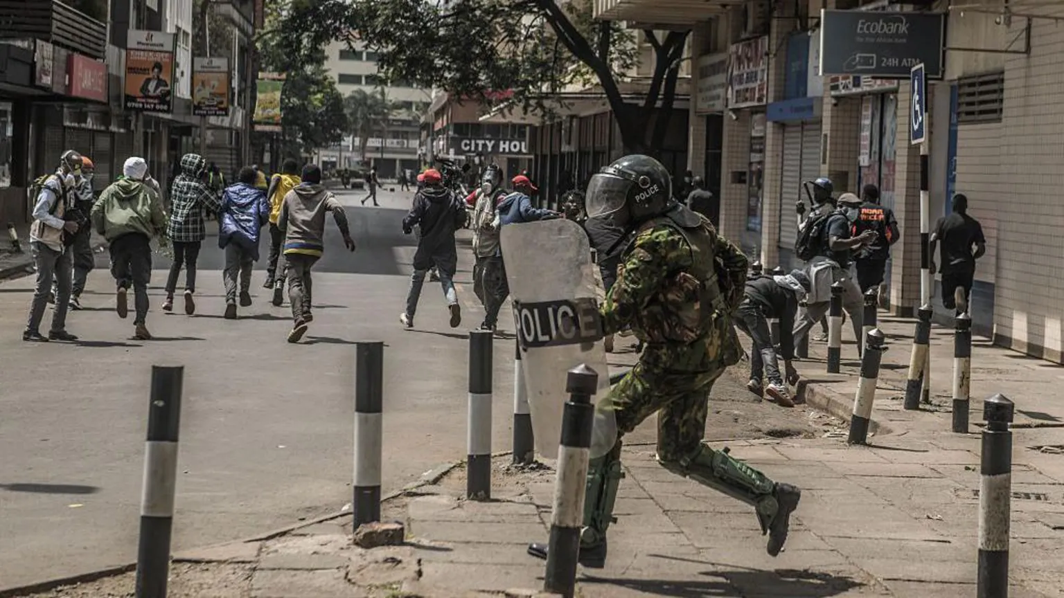 Nairobi é isolada em preparação para protestos no Quênia Uma onda de protestos anti-governamentais ocorreu no último ano - Foto: Anadolu via Getty Images