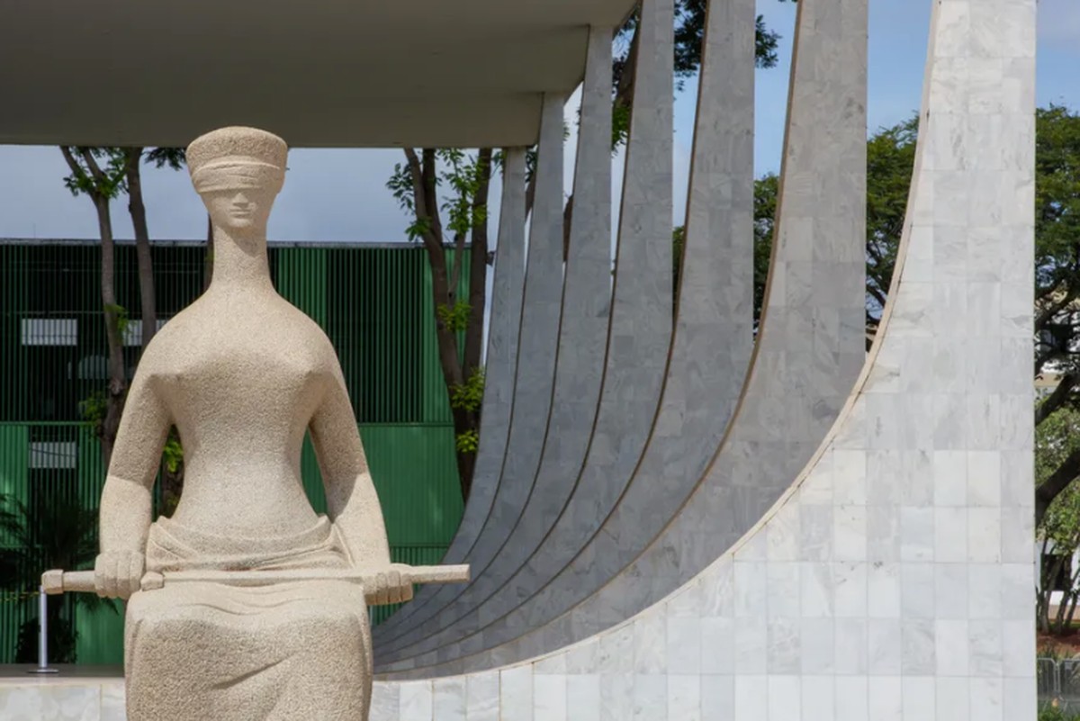 STF apoia ação da AGU contra sanções dos EUA a Moraes e critica arbitrariedade Fachada do palácio do Supremo Tribunal Federal (STF), em Brasília (Foto: Fabio Rodrigues-Pozzebom/ Agência Brasil)