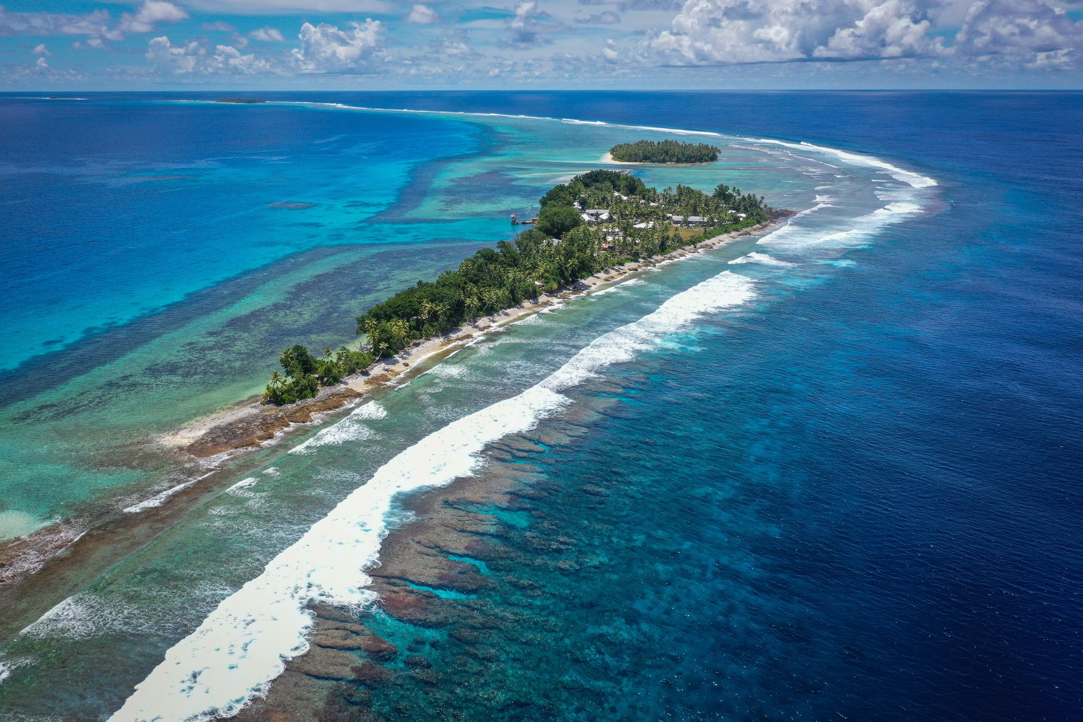 Pedido foi motivado pela vulnerabilidade de Tuvalu, nação insular do Pacífico que sofre o risco de desaparecer do mapa devido aos impactos das mudanças climáticas (Foto: Getty Images)
