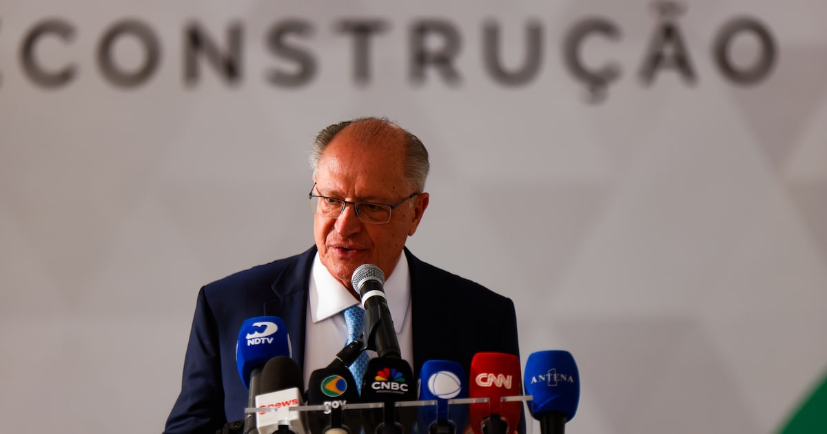 Alckmin afirma que tarifas prejudicam tanto Brasil quanto Estados Unidos Segundo Alckmin, superávit dos americanos se mantém há 15 anos (Foto: Wilton Junior/Estadão)