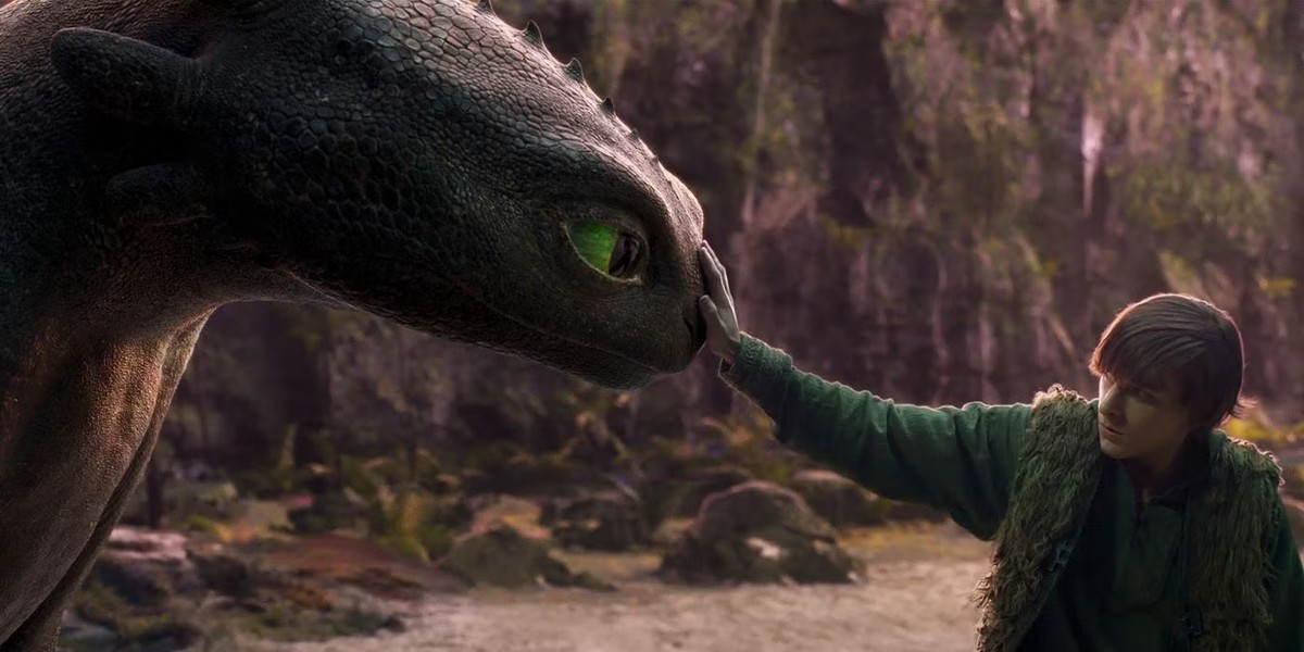 Cena do live-action de 'Como treinar o seu dragão' (Foto: Divulgação)