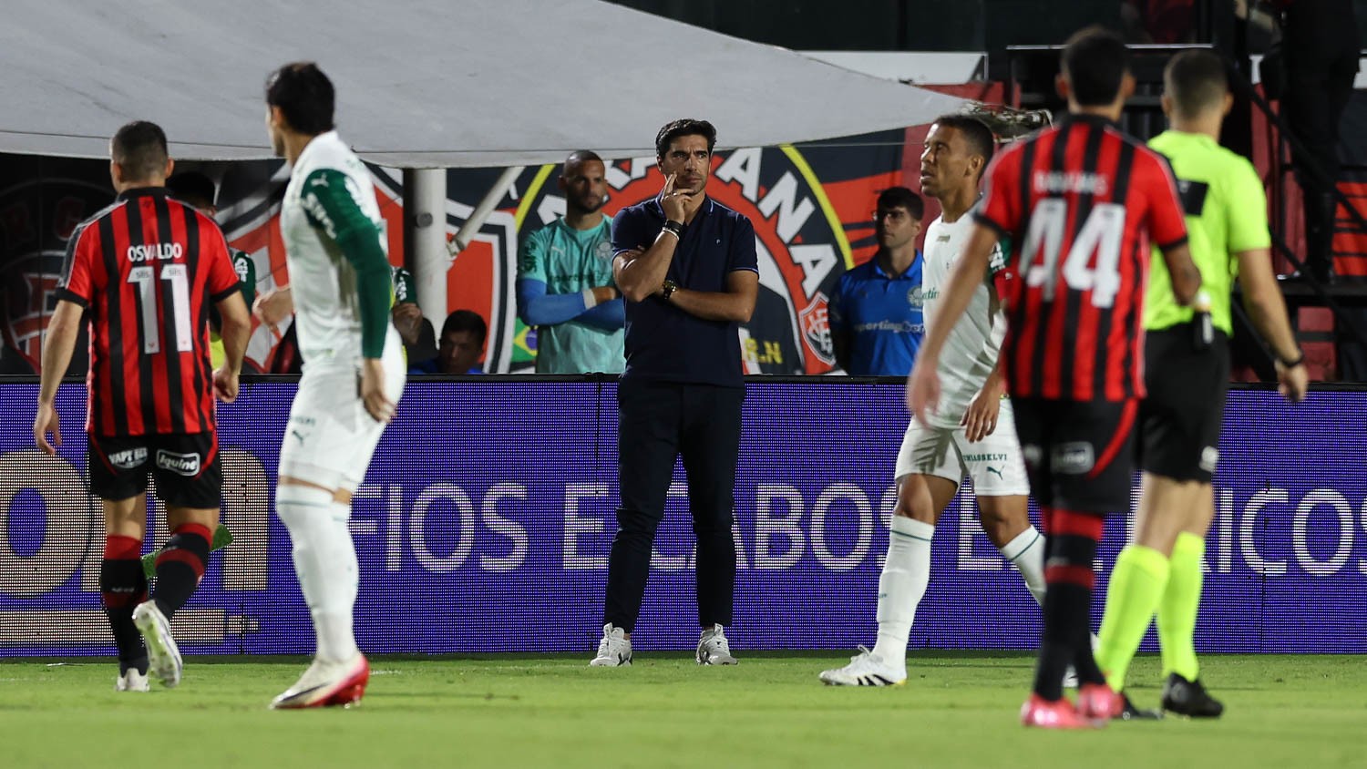 Abel elogia desempenho dos reservas, mas critica perda de pontos na partida Foto: Reprodução