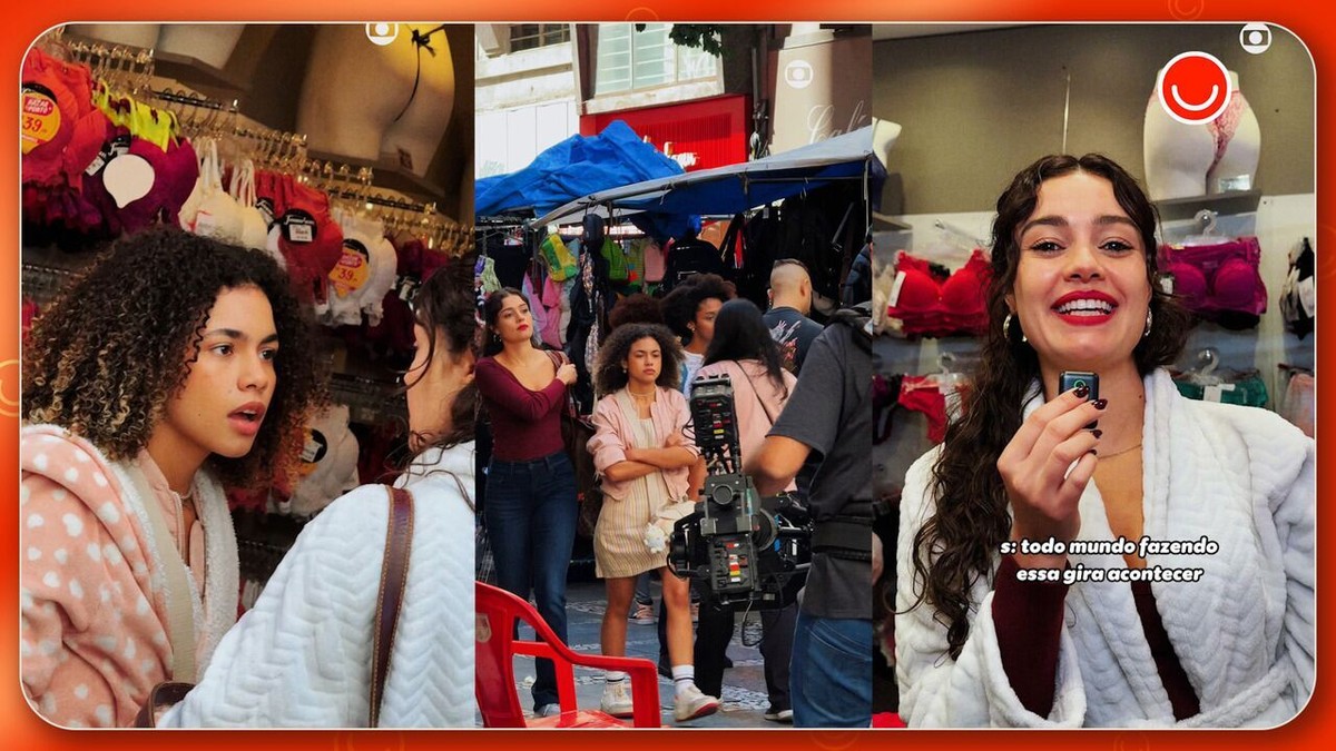 Sophie Charlotte e Alana Cabral revelam bastidores das gravações de 'Três Graças' Foto: Reprodução