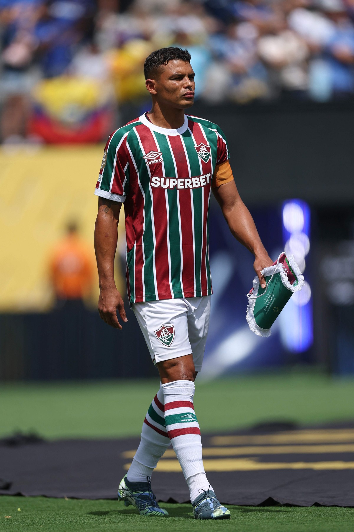 Thiago Silva na semifinal (Foto: Buda Mendes / GETTY IMAGES NORTH AMERICA / Getty Images via AFP)
