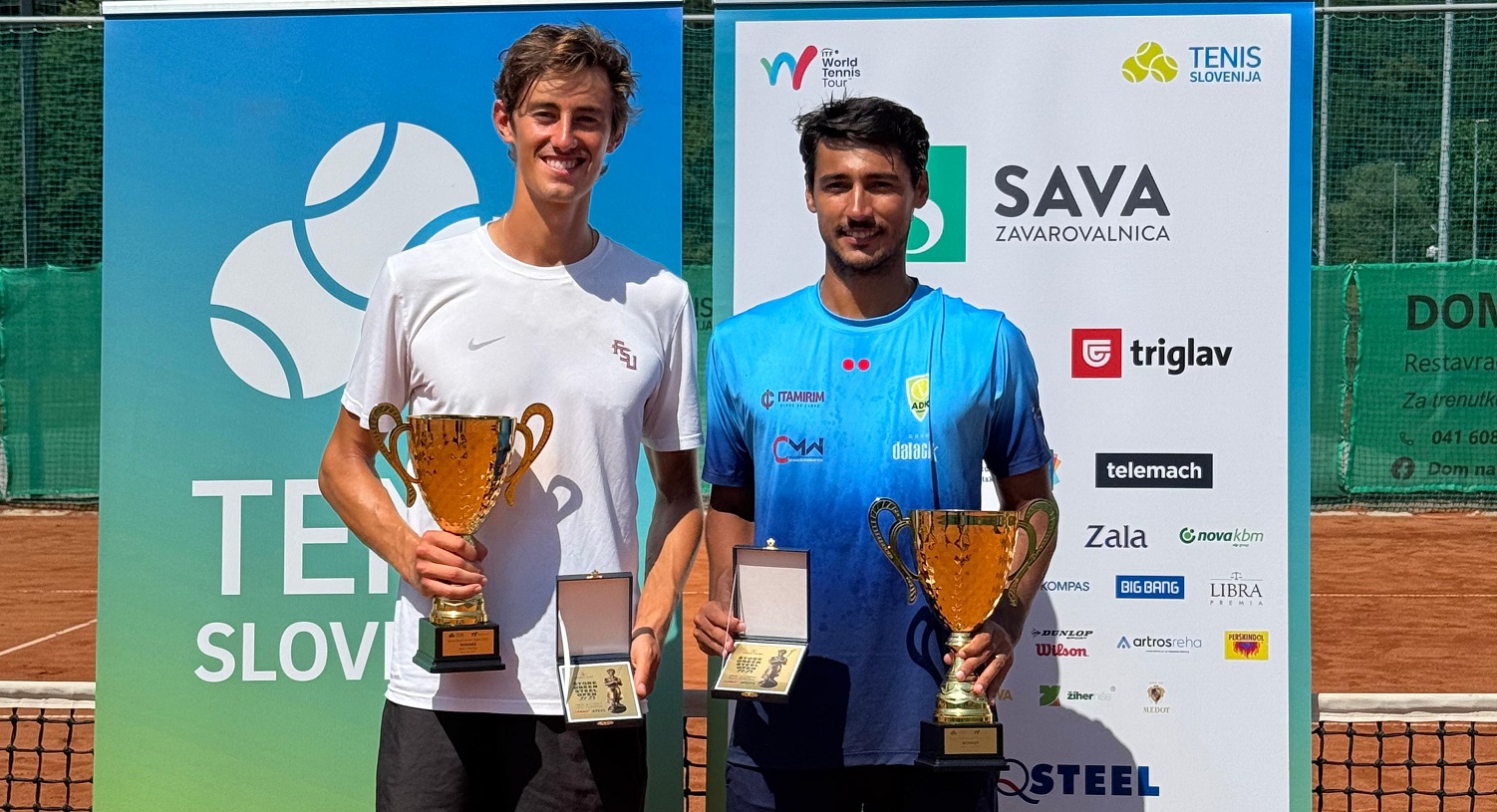 Marcondes conquista título de duplas enquanto Daniel Silva é eliminado na semifinal Foto: Reprodução