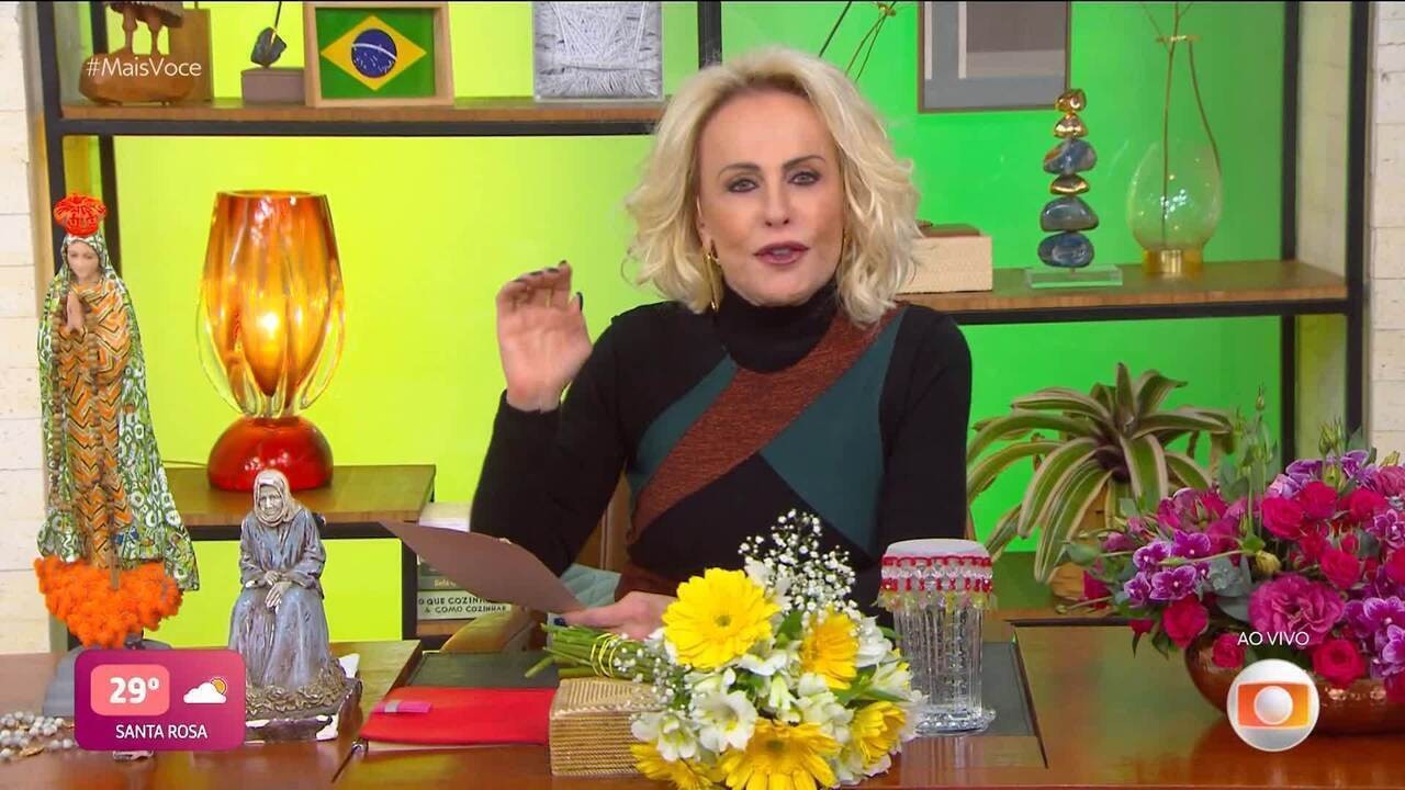 Gil do Vigor diverte Ana Maria com piadas sobre cuscuzeira e preferências pessoais Foto: Reprodução