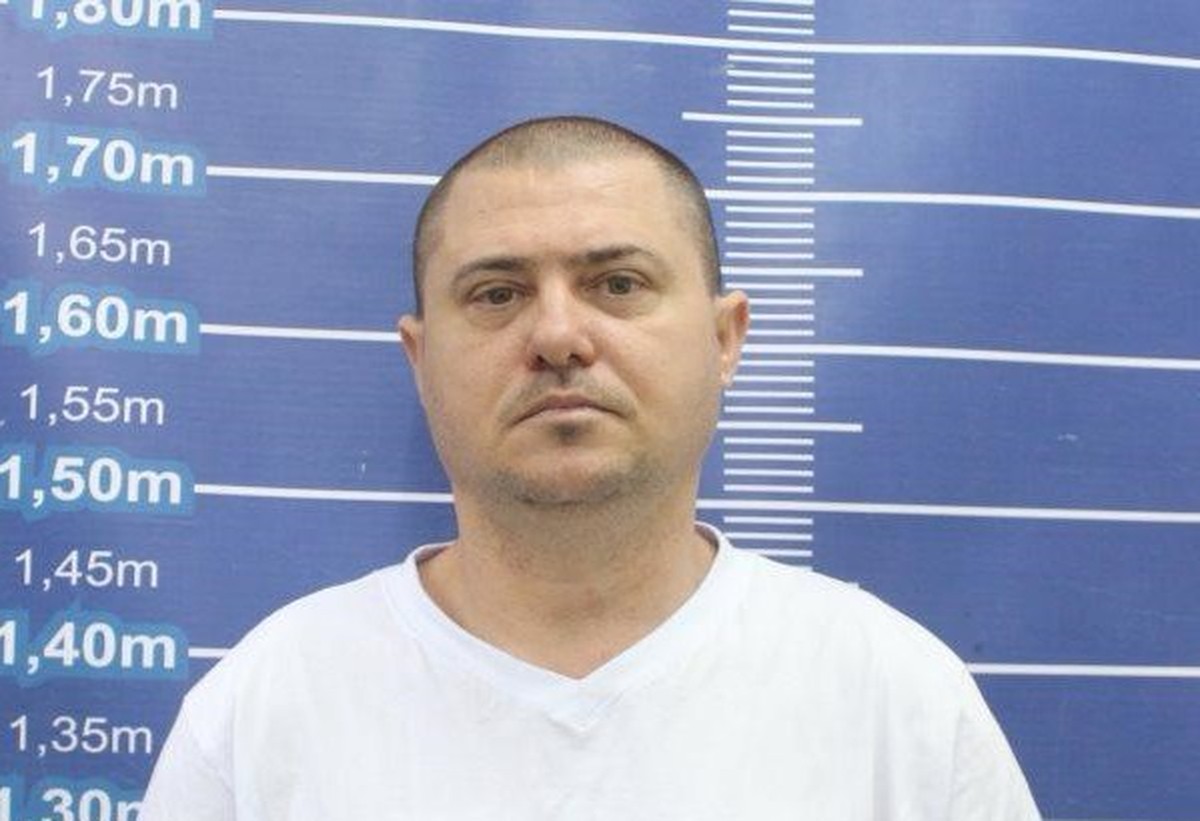 MP do Rio garante permanência de miliciano Zinho em presídio federal em Brasília Luis Antonio da Silva Braga, o Zinho, ao dar entrada no sistema prisional do Estado do Rio (Foto: Arquivo)