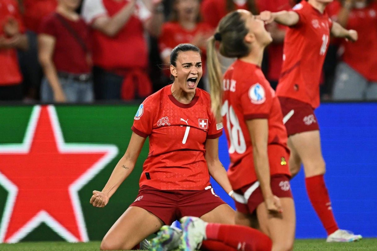 Suíça empata no final e avança na Eurocopa 2025 com esperança renovada Foto: Reprodução/The Athletic UK