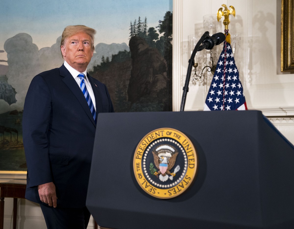 Governo Trump planeja cortar verbas de hospitais que tratam gênero em menores O presidente dos Estados Unidos, Donald Trump (Foto: Doug Mills / The New York Times)