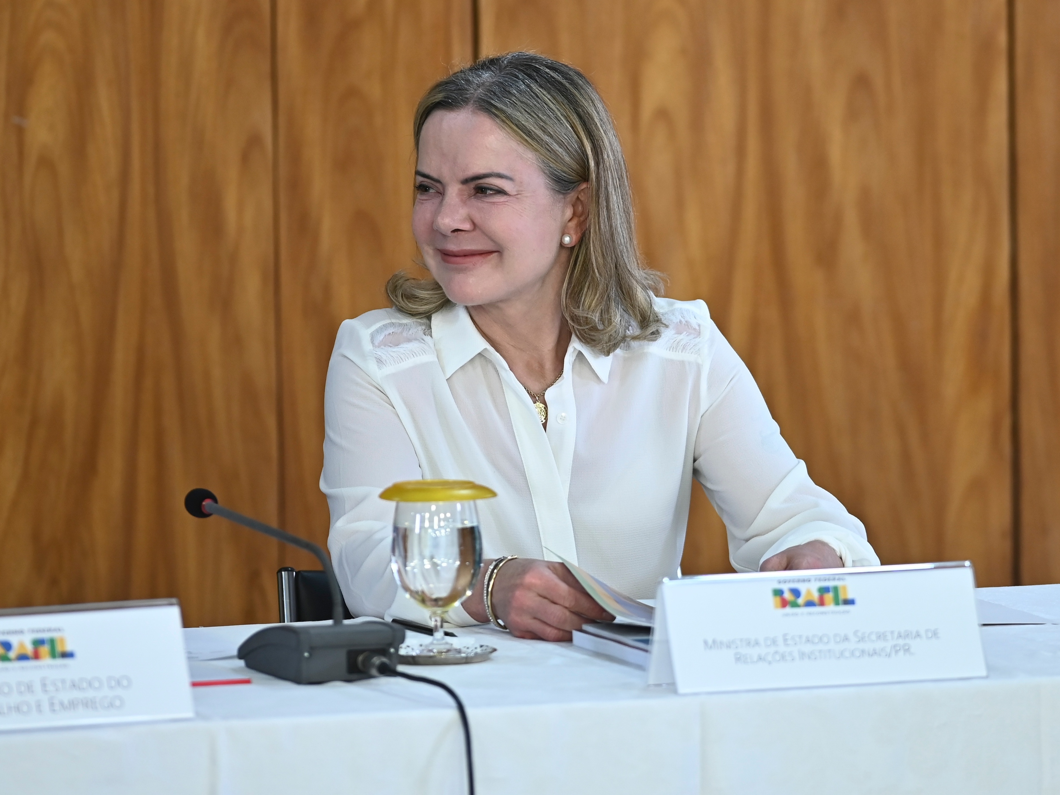 Ministra Gleisi Hoffmann, das Relações Institucionais (Foto: TON MOLINA/FOTOARENA/FOTOARENA/ESTADÃO CONTEÚDO)