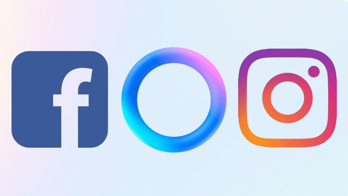 Meta AI no Facebook e Instagram — Foto: Reprodução/ Montagem