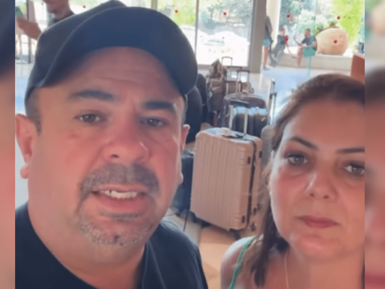Brasil inicia repatriação de cidadãos em Israel com apoio da embaixada Casal de pastores que tentam deixar Israel (Foto: Reprodução / Redes Sociais)
