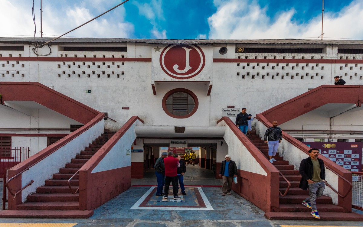 Estádio do Juventus, de São Paulo, no bairro da Mooca (Foto: Edilson Dantas)