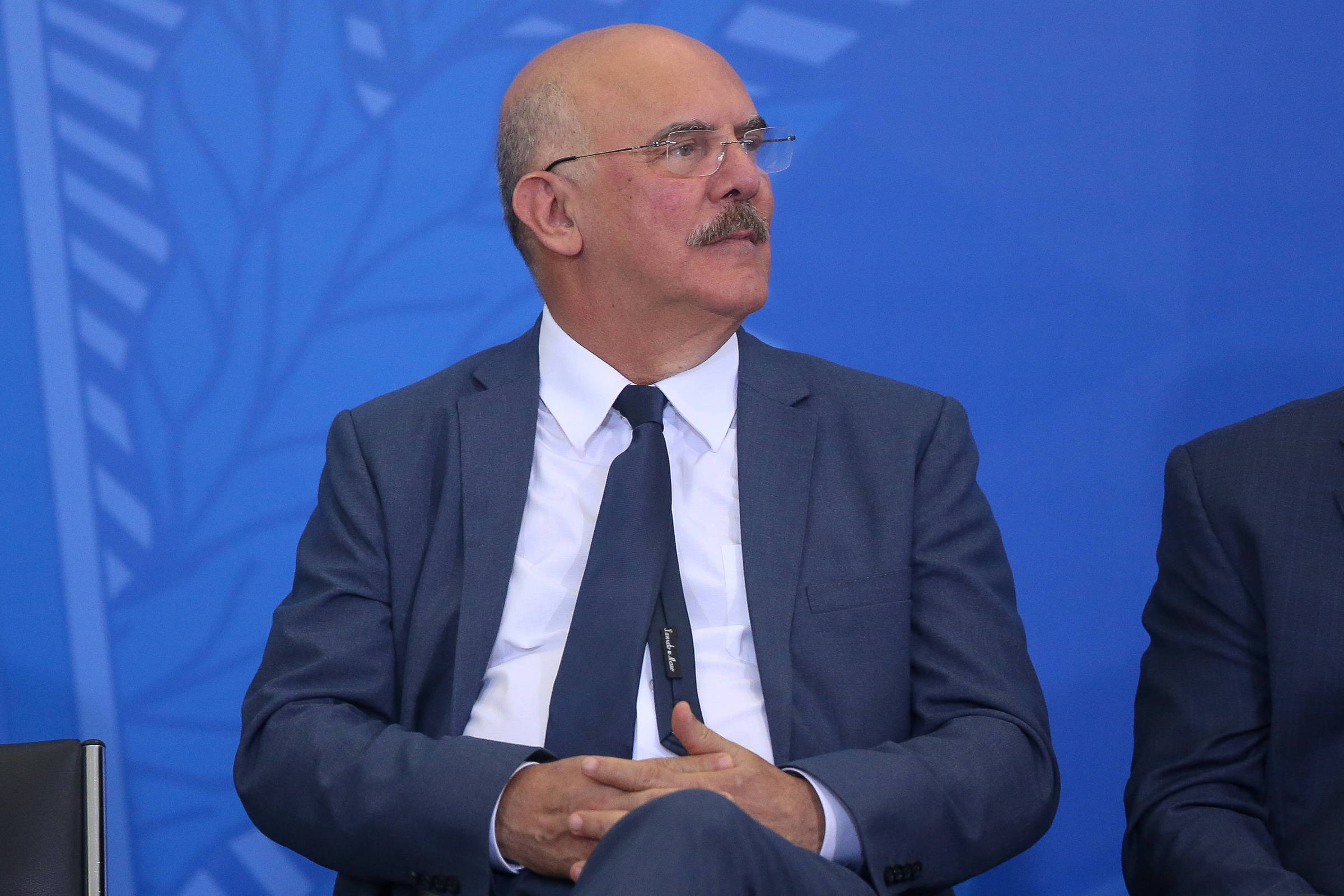 União deve indenizar em R$ 200 mil por homofobia de ministro de Bolsonaro Milton Ribeiro, então ministro de Educação, participa de evento no Palácio do Planalto, em 2021 (Foto: Pedro Ladeira - 14.dez.2021/Folhapress)
