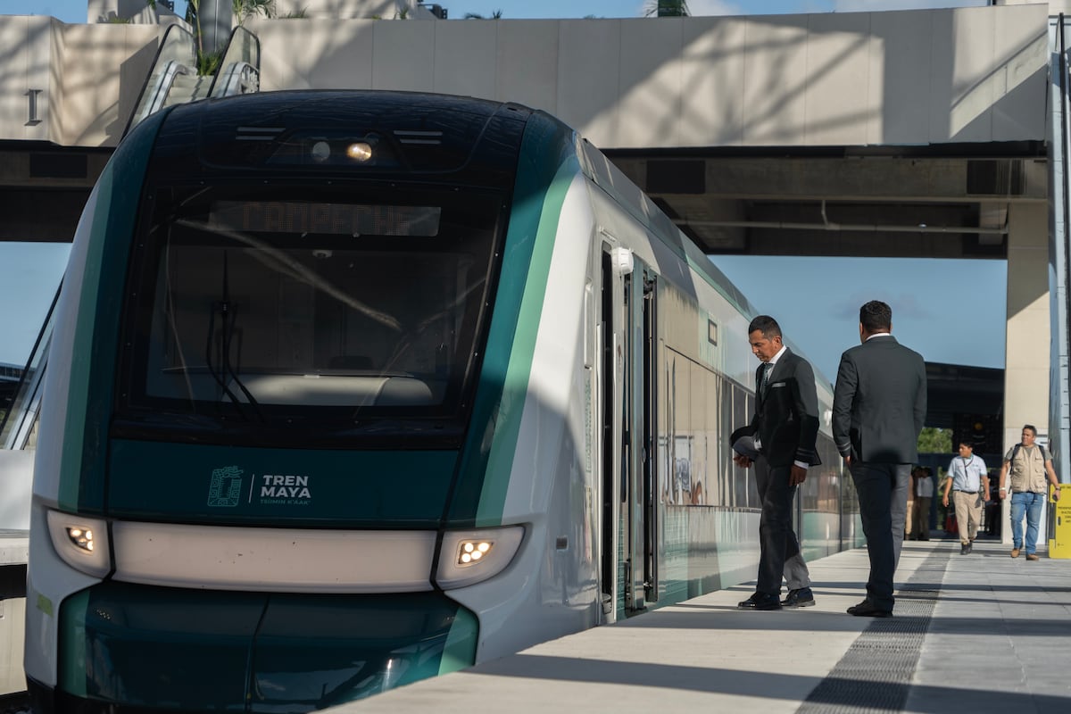 El Tren Maya, en México, el 15 de diciembre de 2023. (Foto: Mónica González Islas)