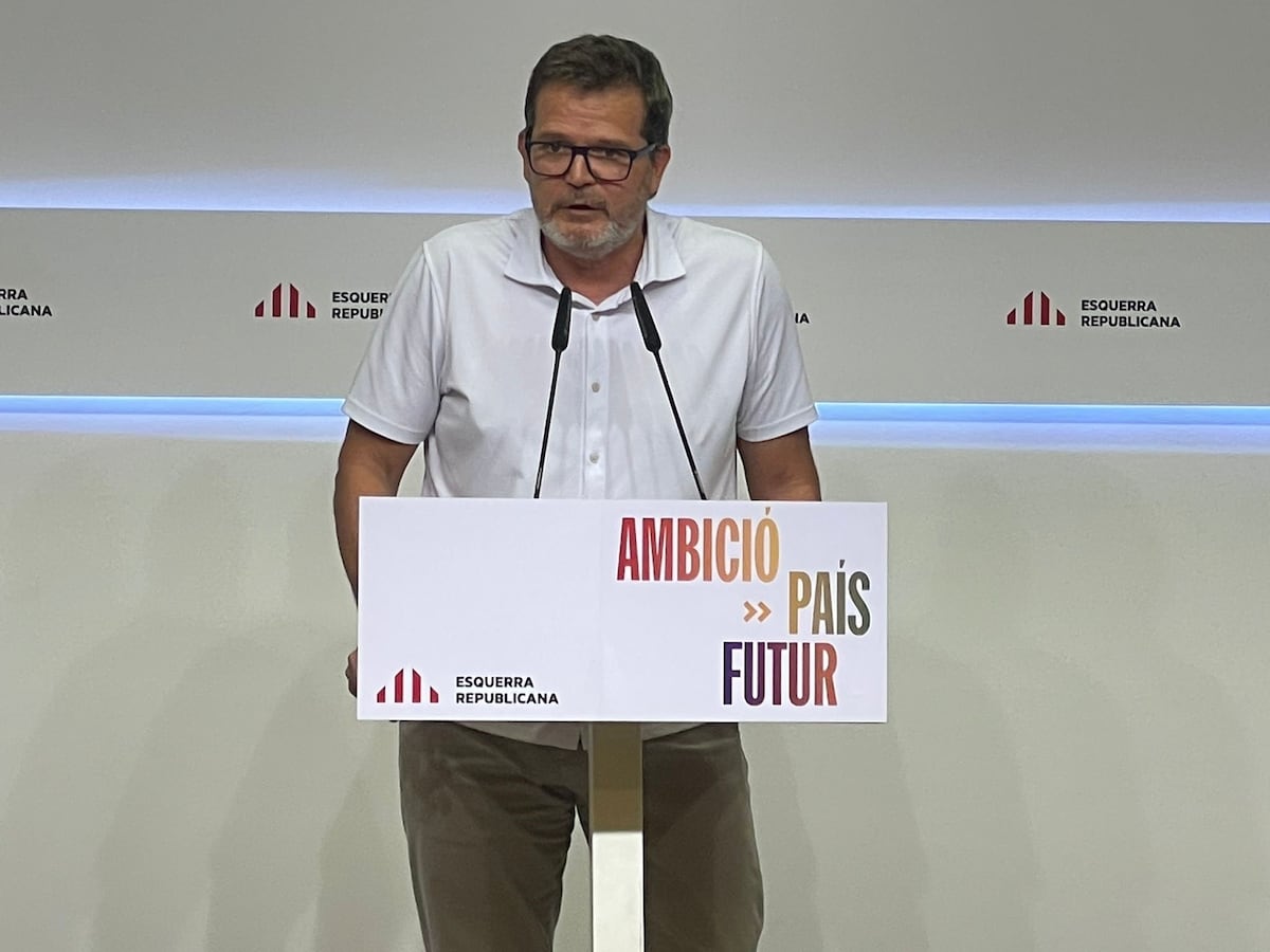 ERC pede investigação no Congresso sobre o caso Montoro Isaac Albert, vice-secretário de comunicação de ERC, este lunes en Barcelona. (Foto: EUROPA PRESS)