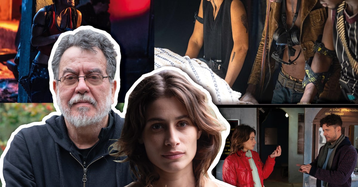 Furtado e Arraes mostram harmonia durante produção de novo filme juntos Jorge Furtado e Luisa Arraes, no set de ‘Grande Sertão’ e de ‘Muito Prazer’. (Foto: Colagem de Thais Barroco sobre fotos de Fábio Rebello e Helena Barreto)