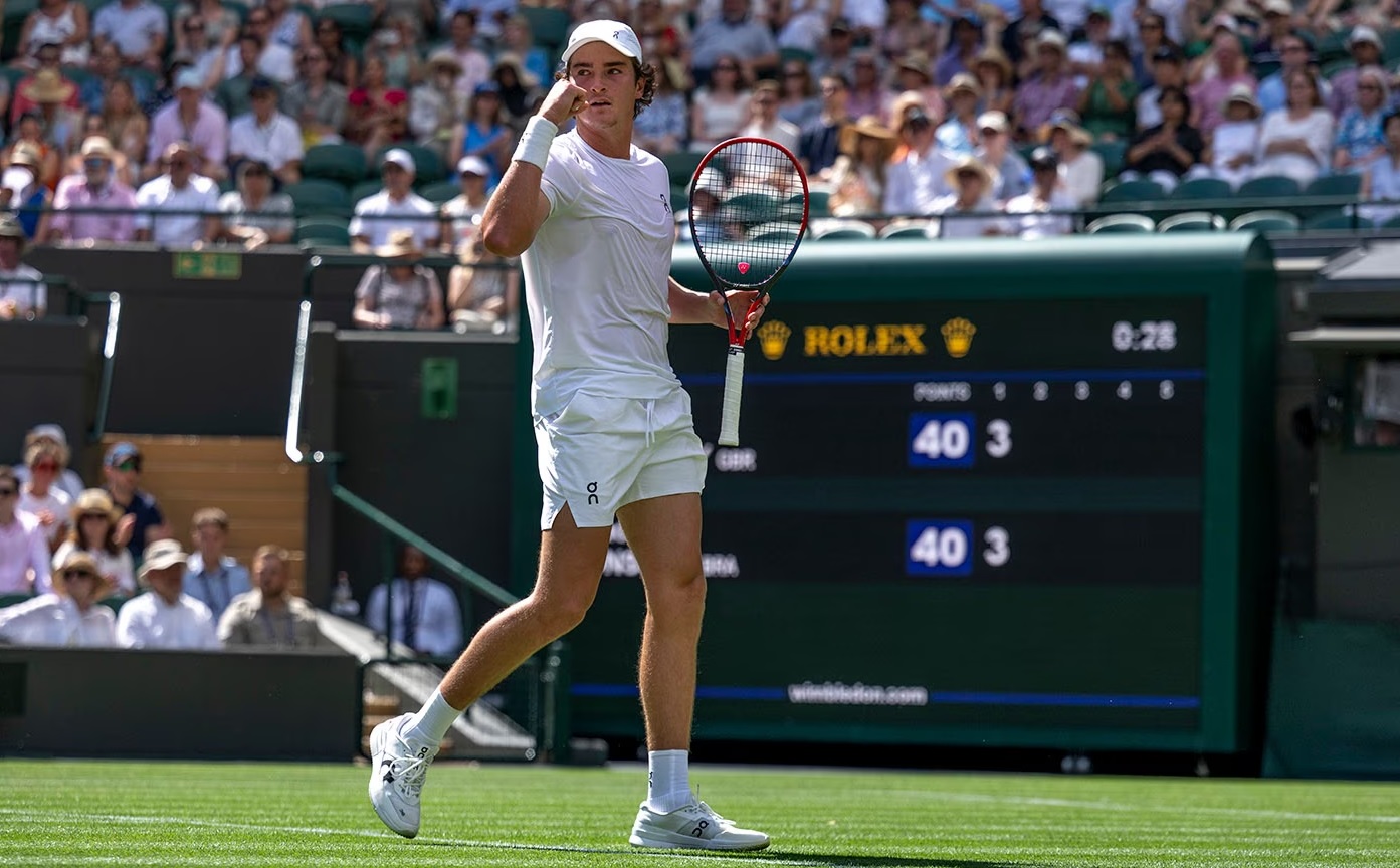 João Fonseca faz história e se torna o mais jovem a avançar à 3ª fase de Wimbledon Foto: Reprodução
